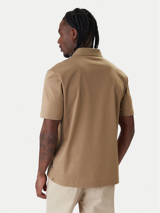 BOSS BOSS Polo särk C-Parris 01 50555829 Beež Regular Fit
