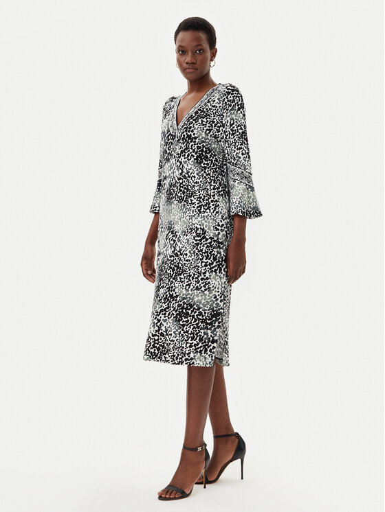 Olsen Olsen Kleid für den Alltag 13002010 Grün Regular Fit