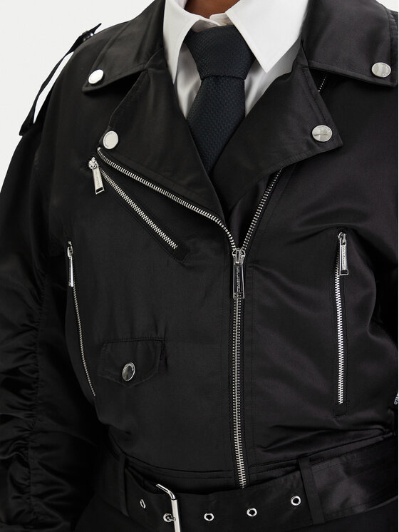 KARL LAGERFELD KARL LAGERFELD Bundy bomber B1W14002 Čierna Relaxed Fit