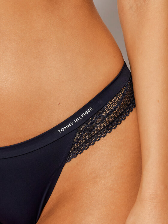 Tommy Hilfiger Tommy Hilfiger Стрінги UW0UW02473 Cиній