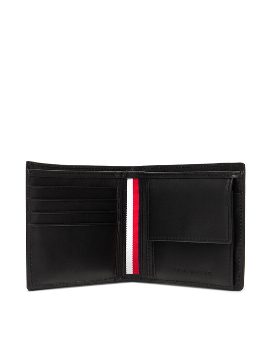 Tommy Hilfiger Tommy Hilfiger Muški novčanik Central Cc And Coin AM0AM13514 Crna