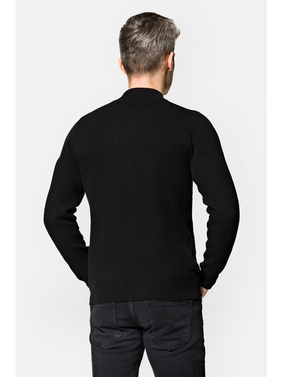 Lancerto Lancerto Kardigan Jeff SW073222000064 Czarny Regular Fit