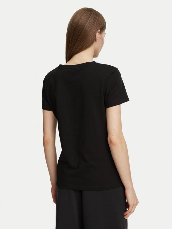 Guess Guess Tričko V6BI19 K6749 Čierna Regular Fit
