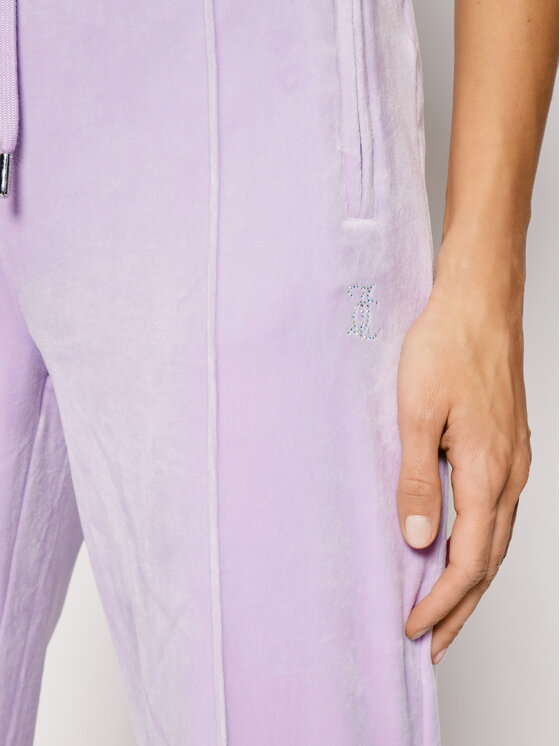 Juicy Couture Juicy Couture Spodnie dresowe Tina JCAPW045 Fioletowy Regular Fit