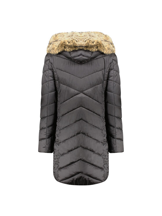 Geographical Norway Geographical Norway Parka WZ7484F/GN-BLACK Czarny Fitted Fit