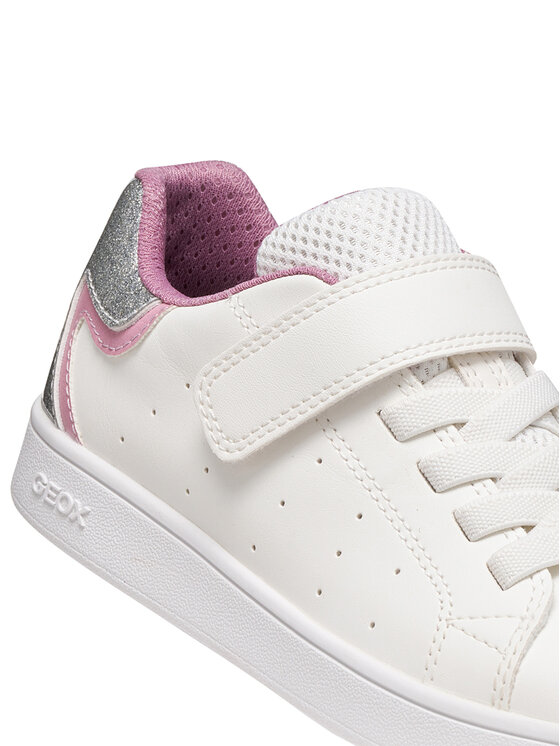 Geox Geox Sneakersy J Eclyper Girl J36LRA 0BCKC C1Z8Z M Bílá