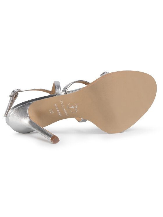 Eva Minge Eva Minge Sandalen EM-53-07-000809 Silberfarben