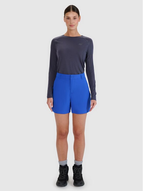 4F 4F Šortky 4FWSS25TFSHF0994-36S Modrá Regular Fit