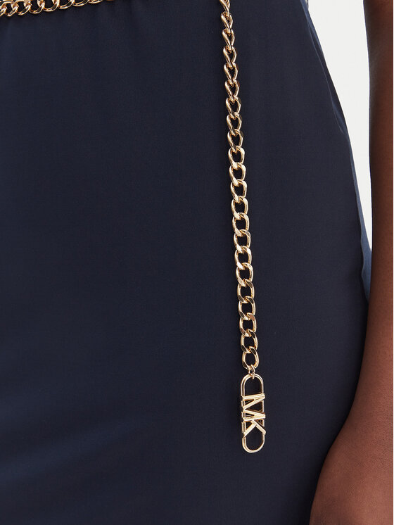 MICHAEL Michael Kors MICHAEL Michael Kors Kokteilinė suknelė MT5831SH6J Tamsiai mėlyna Regular Fit