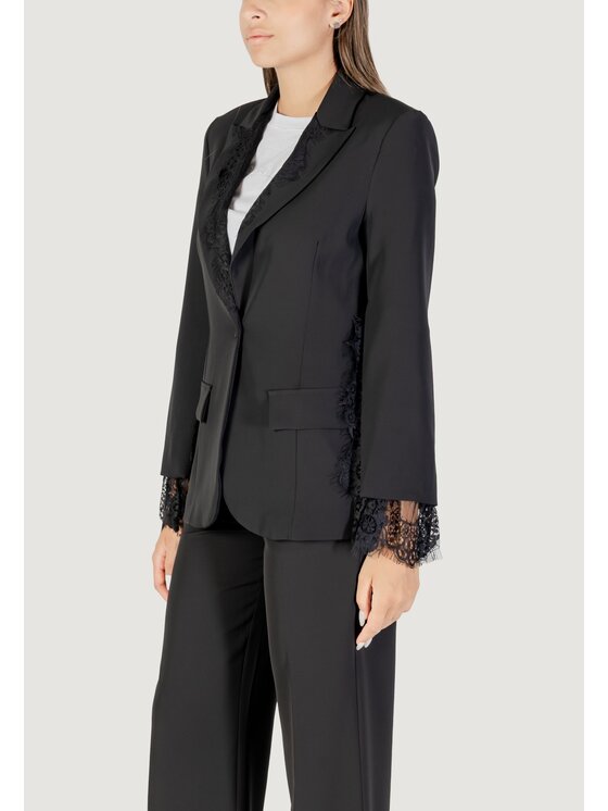 Rinascimento Rinascimento Μπουφάν γυναικείο CFC0124951003 Μαύρο Blazer Fit