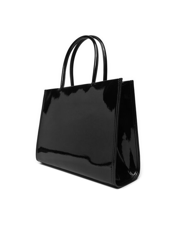 Tory Burch Tory Burch Ročna torba Ella Bio Patent Small Tote 161876 Črna