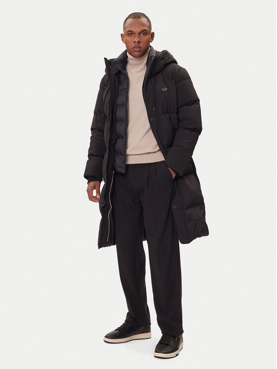 Guess Guess Зимно палто M5BL2H W2742 Черен Regular Fit
