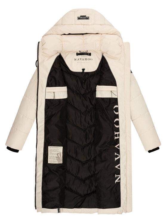 Navahoo Navahoo Kurtka zimowa Sahnekatzi Beżowy Regular Fit