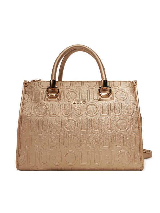 Liu Jo Torebka Ecs M Satchel AF5008 E0538 Złoty