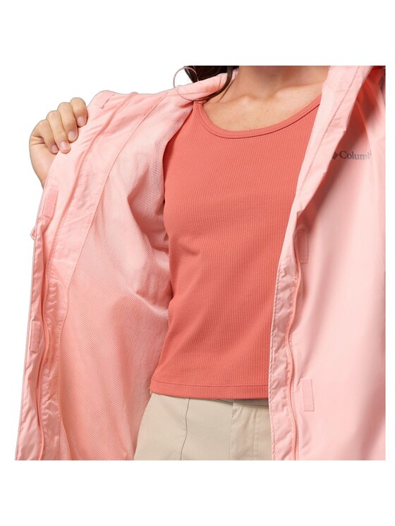 Columbia Columbia Kurtka przeciwdeszczowa Arcadia II Jacket 1534115669 Różowy Regular Fit