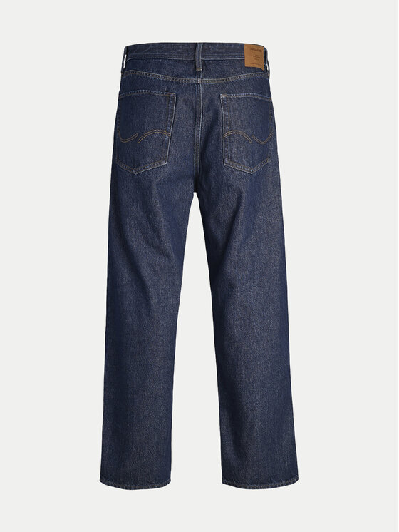 Jack&Jones Jack&Jones Jeans hlače Alex 12258559 Mornarsko modra Baggy Fit