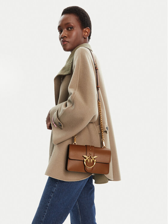 PINKO PINKO Borsetta Love One Mini ST.CL Al 25-26 PLTT 105856 A0F1 Marrone