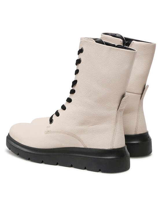 ECCO ECCO Polokozačky Nouvelle 216213 01378 Écru