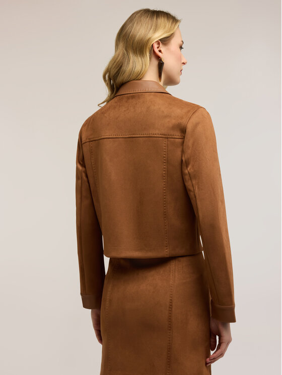 Motivi Motivi Giacca in similpelle R311Q001111N022 Marrone Regular Fit