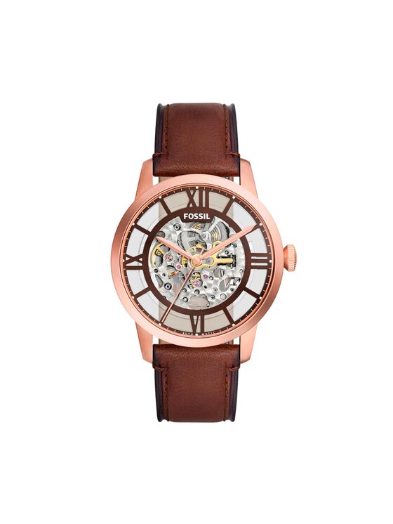 Fossil Ročna Ura Townsman ME3259 Rjava