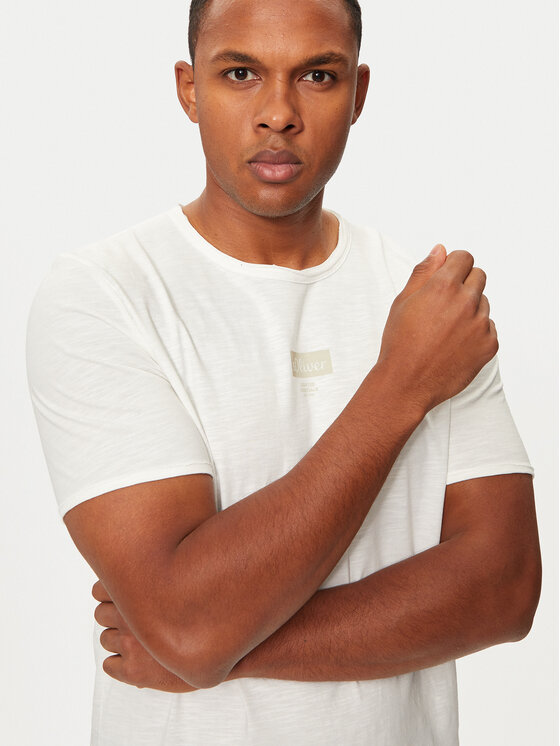 s.Oliver s.Oliver T-shirt 2150054 Bianco Regular Fit