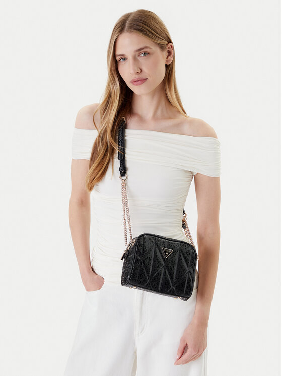 Guess Geantă Aldina HWGG96 63140 Negru