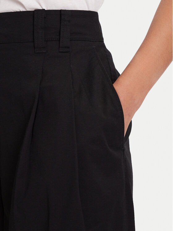 Marc O'Polo Marc O'Polo Παντελόνι υφασμάτινο 506 0341 10105 Μαύρο Loose Fit