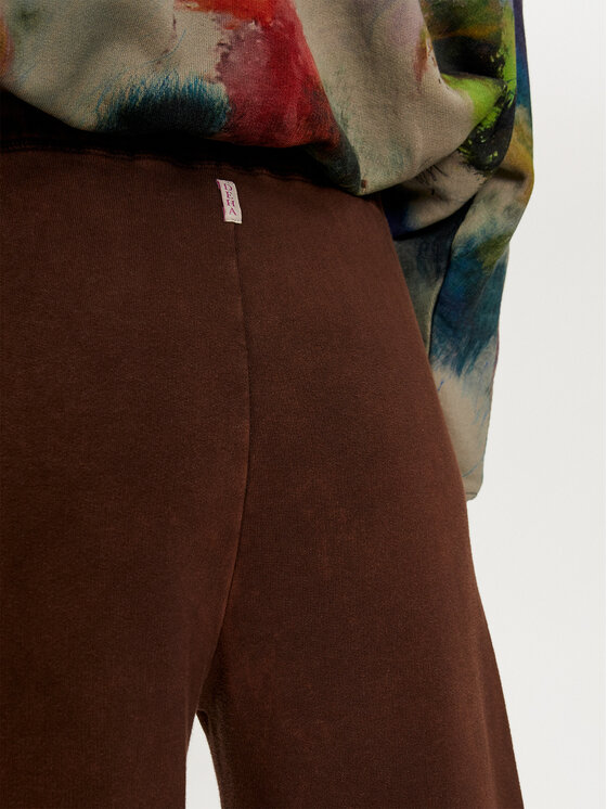 Deha Deha Spodnji del trenirke C12175 Rjava Relaxed Fit