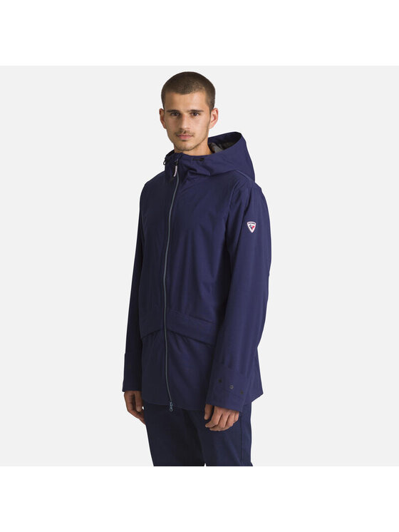 Rossignol Rossignol Kurtka przeciwdeszczowa Covariant Rain Jacket Granatowy Regular Fit