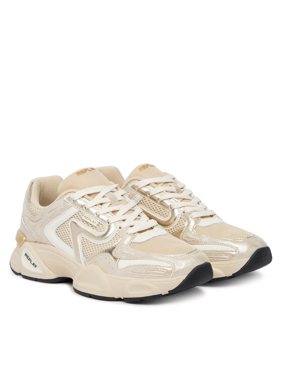 REPLAY REPLAY Sneakersy GWS9N .000.C0019T Beżowy