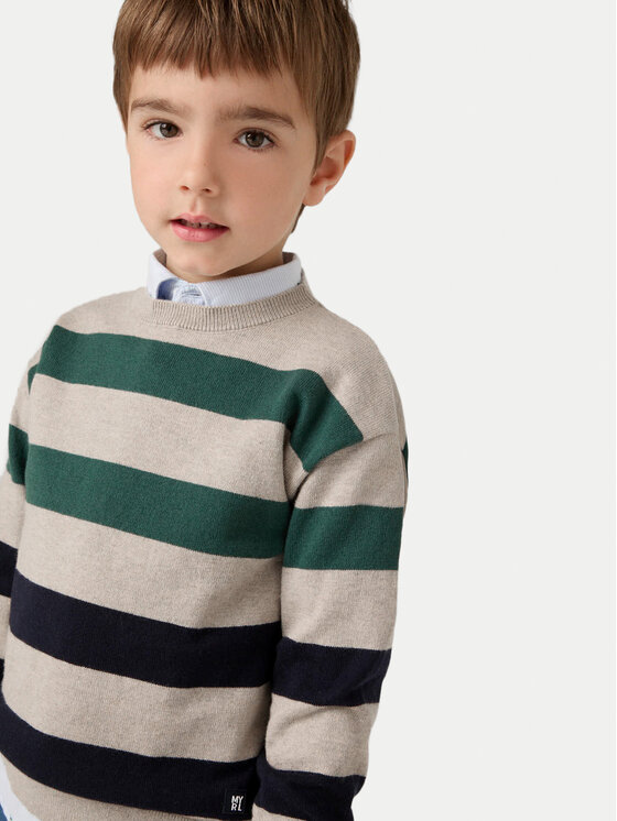 Mayoral Sveter 4338 Hnedá Regular Fit