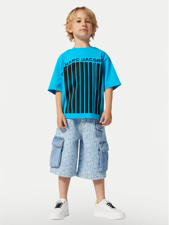 Marc Jacobs Marc Jacobs T-shirt W60451 D Turchese Relaxed Fit