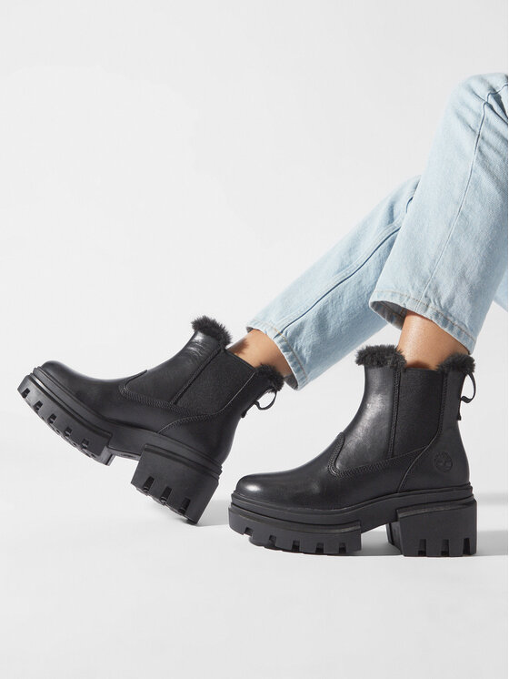 Timberland Timberland Čizme Everleigh Bt Wrm Ln Chls TB0A5ZNV0151 Crna