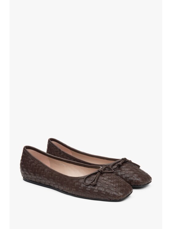 Estro Estro Ballerine ER00117154 Marrone