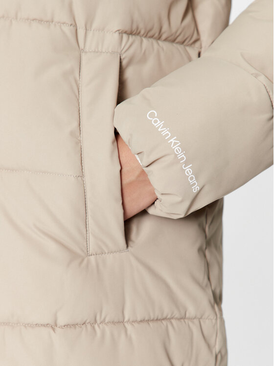 Calvin Klein Jeans Calvin Klein Jeans Daunenjacke J20J221897 Beige Regular Fit