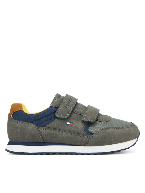 Tommy Hilfiger Sneakers Low Cut Velcro Sneaker T1X9-35253-1960 S Verde