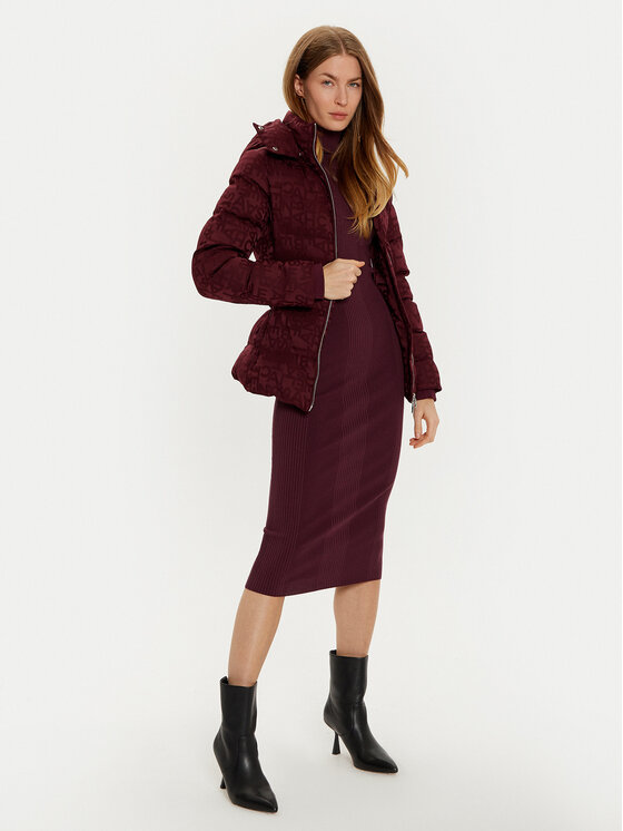 Elisabetta Franchi Elisabetta Franchi Kevad-sügis jope PI-70D-46E1-V640 Bordoopunane Regular Fit