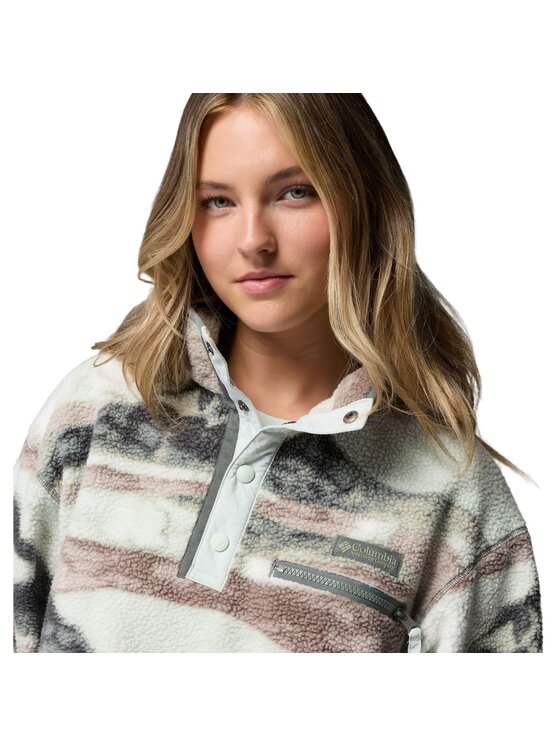 Columbia Columbia Polar Helvetia II Printed Cropped Half Snap Fleece 2098501342 Kolorowy Regular Fit