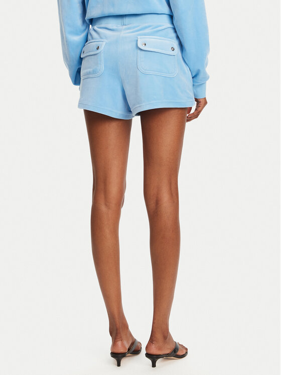 Juicy Couture Juicy Couture Sportovní kraťasy Eve JCBHS224801 Modrá Regular Fit