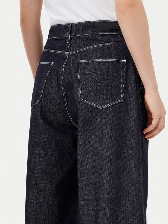 KARL LAGERFELD KARL LAGERFELD Jeansy A1W10133 Granatowy Loose Fit