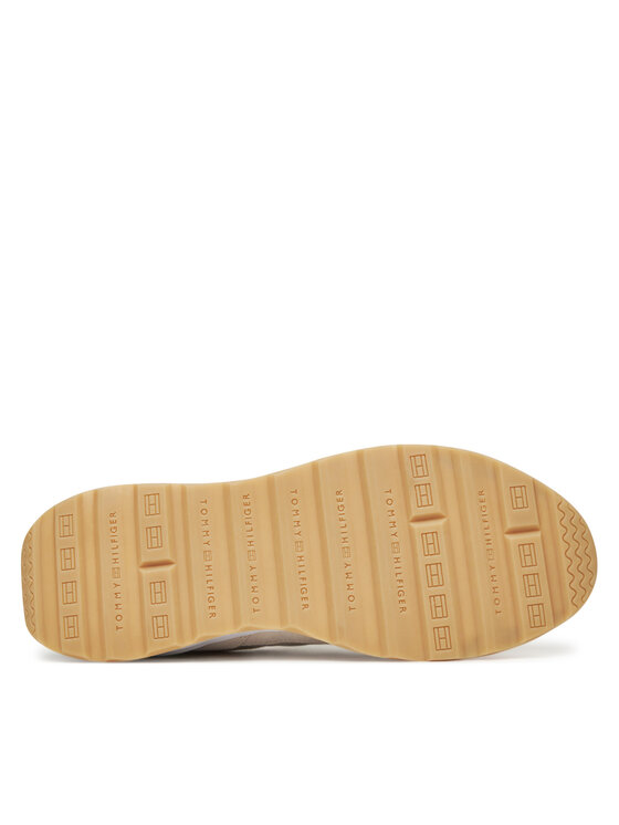 Tommy Hilfiger Tommy Hilfiger Laisvalaikio batai Retro Runner Seasonal FM0FM05425 Balta