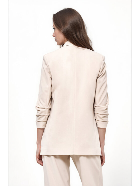 NIFE NIFE Marynarka Z109 Beżowy Blazer Fit