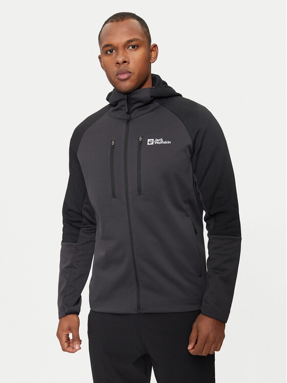 Jack Wolfskin Jack Wolfskin Felpa tecnica Alpgrat Xt A62062 Grigio Regular Fit