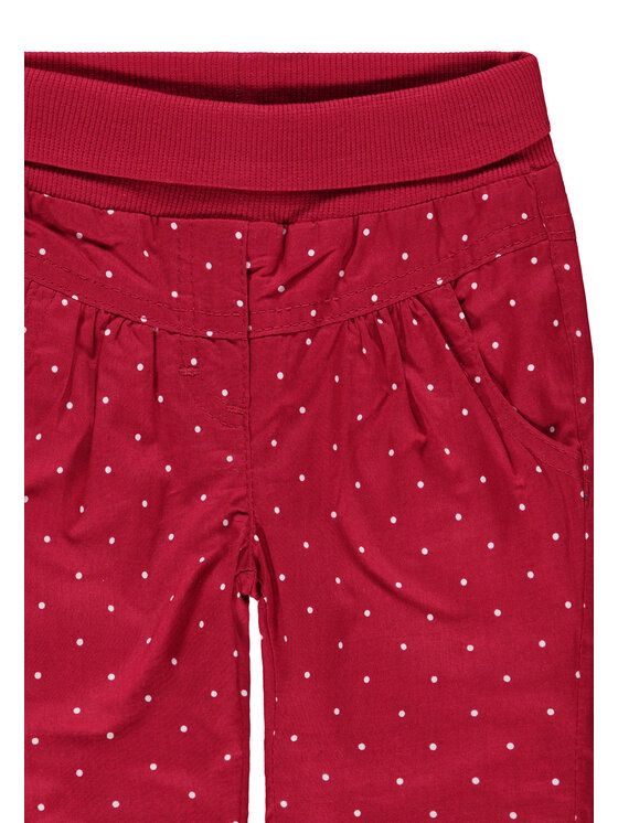 Kanz Kanz Spodnie materiałowe 1922054-0003 Czerwony Basic Fit