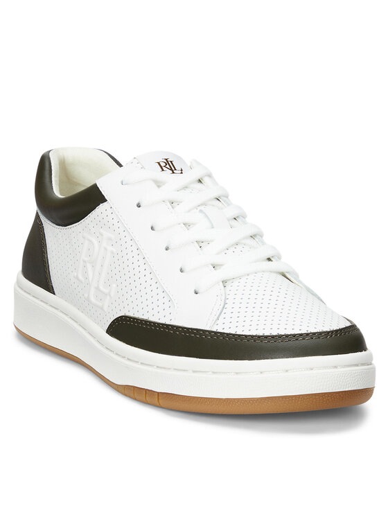 LAUREN RALPH LAUREN LAUREN RALPH LAUREN Sneakersy Hailey Low-Top Lace-Up 802951391004 Biały