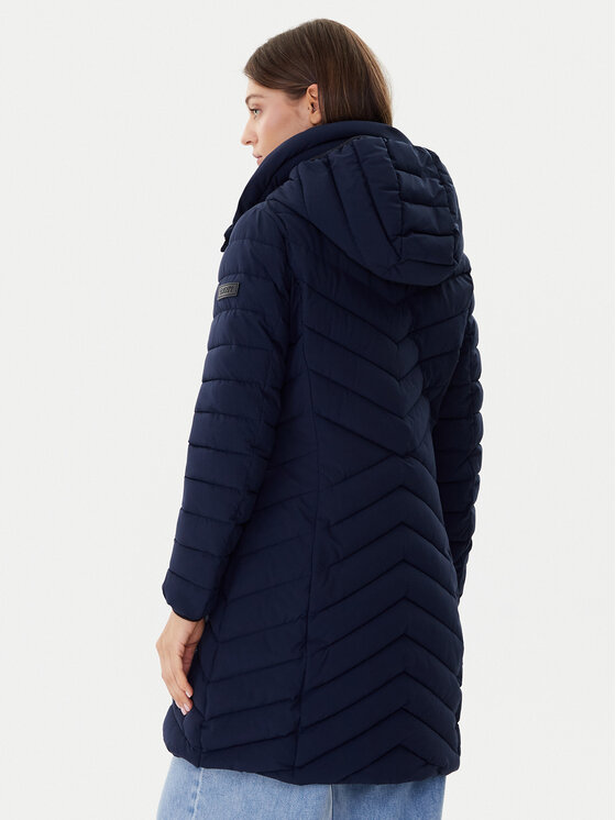 DKNY DKNY Cappotto invernale DLEMPN46 Blu scuro Slim Fit