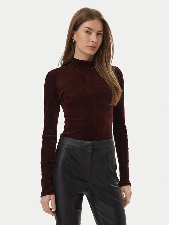 Bardot Bardot Боди Rosalia  60611TB Бордо Slim Fit