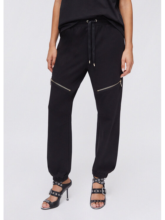 Liu Jo Liu Jo Pantaloni di tessuto TA6194FS09022222 Nero Regular Fit