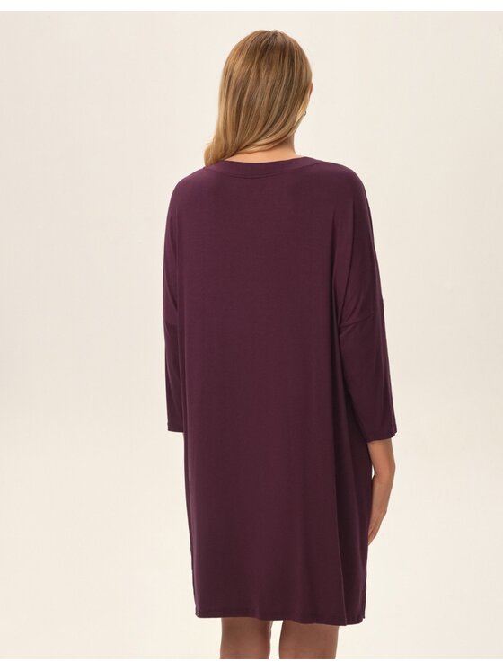 Esotiq Esotiq Koszula nocna 42092 Fioletowy Regular Fit