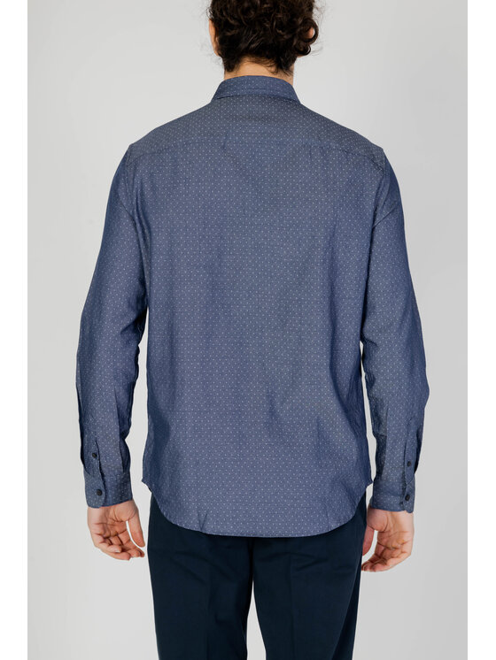 Armani Exchange Armani Exchange Košeľa 3DZC09 ZN4AZ Modrá To Fit